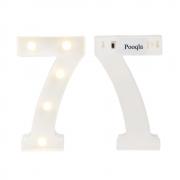Pooqla LED Marquee Letter Lights Alphabet Light Up Sign for Wedding Home Party Bar Decoration 7