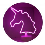 Unicorn Neon Signs, LED Neon Light Sign with Holder Base for Home Party Birthday Bedroom Bedside Table Decoration Children Kids Gifts (Unicorn Pink with Holder) 