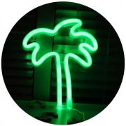 LED Coconut Palm Tree Neon Light Sign Wall Decor Night Lights Home Decoration Party Supplies Tropical LED Decorative Lights 