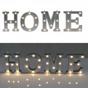 Decorative Illuminated Marquee Word Sign (Silver Color 4.21