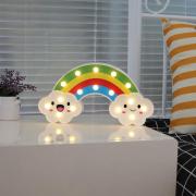 Lighted Cute Rainbow Sign - Marquee Rainbow Night Lights - Home Decor Accents for Kids Baby Adults Bedroom,Living Room Decor 