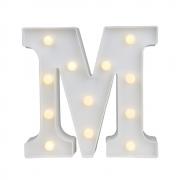 Decorative LED Illuminated Letter Marquee Sign - Alphabet Marquee Letters with Lights for Wedding Birthday Party Christmas Night Light Lamp Home Bar Decoration M, Black
