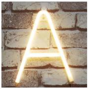 Neon Letter Sign Night Lights LED Alphabet Neon Art Lights Wall Decor Light up Words for Wedding Birthday Party Christmas Home Bar Decoration A