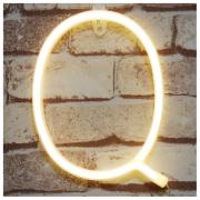 Neon Letter Sign Night Lights LED Alphabet Neon Art Lights Wall Decor Light up Words for Wedding Birthday Party Christmas Home Bar Decoration Q