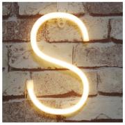 Neon Letter Sign Night Lights LED Alphabet Neon Art Lights Wall Decor Light up Words for Wedding Birthday Party Christmas Home Bar Decoration S