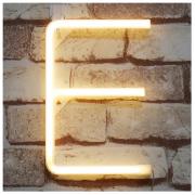  Neon Letter Sign Night Lights LED Alphabet Neon Art Lights Wall Decor Light up Words for Wedding Birthday Party Christmas Home Bar Decoration E