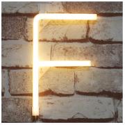 Neon Letter Sign Night Lights LED Alphabet Neon Art Lights Wall Decor Light up Words for Wedding Birthday Party Christmas Home Bar Decoration F