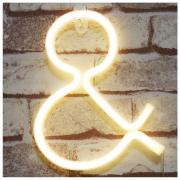 Neon Symbol Sign Night Lights LED Alphabet Neon Art Lights Wall Decor Light up Words for Wedding Birthday Party Christmas Home Bar Decoration &