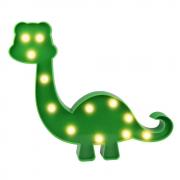 Super Cute Dinosaur LED Night Light, Childen Kids Bedroom Decorative Table Lamps, Marquee Animal Sign, Gift for All Dinosaur Lovers! (Dinosaur - Green)